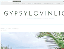 Tablet Screenshot of gypsylovinlight.com